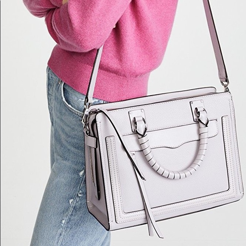 Rebecca Minkoff medium Bree Satchel White